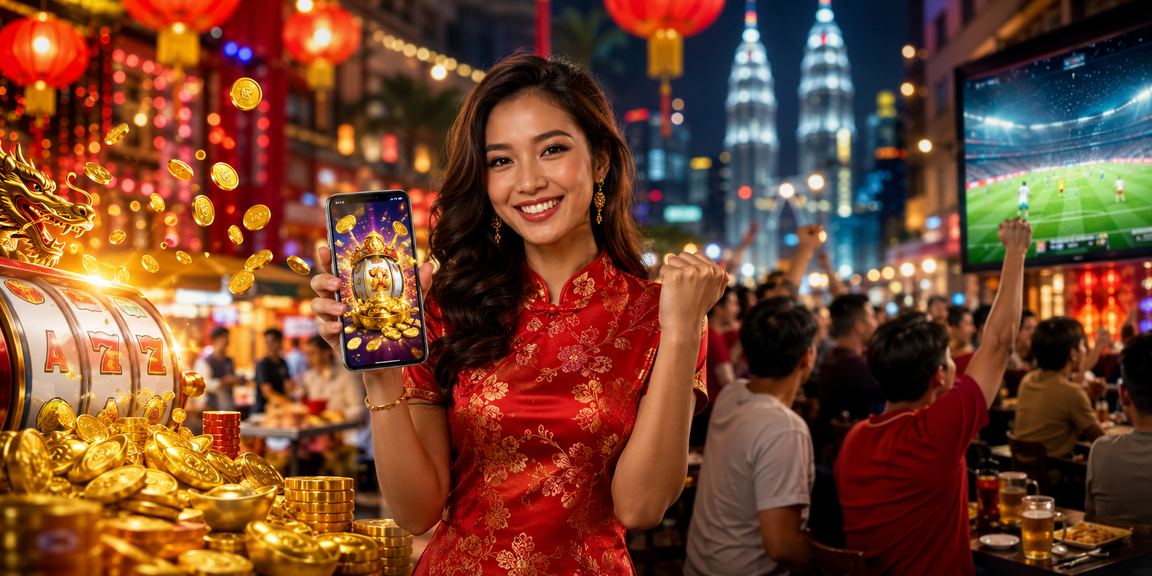 Pengguna memainkan slot big4 melalui telefon mudah alih di Kuala Lumpur